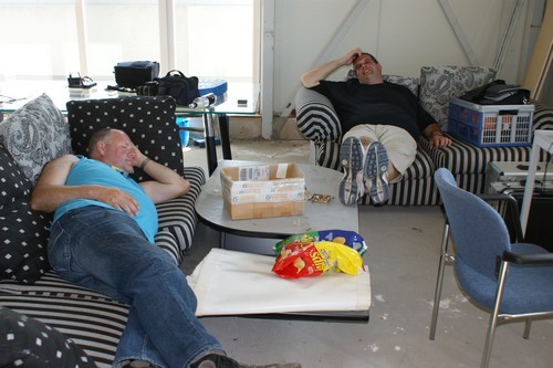 Wicher PD0WR en Clement al uitgeput na 3 qso's